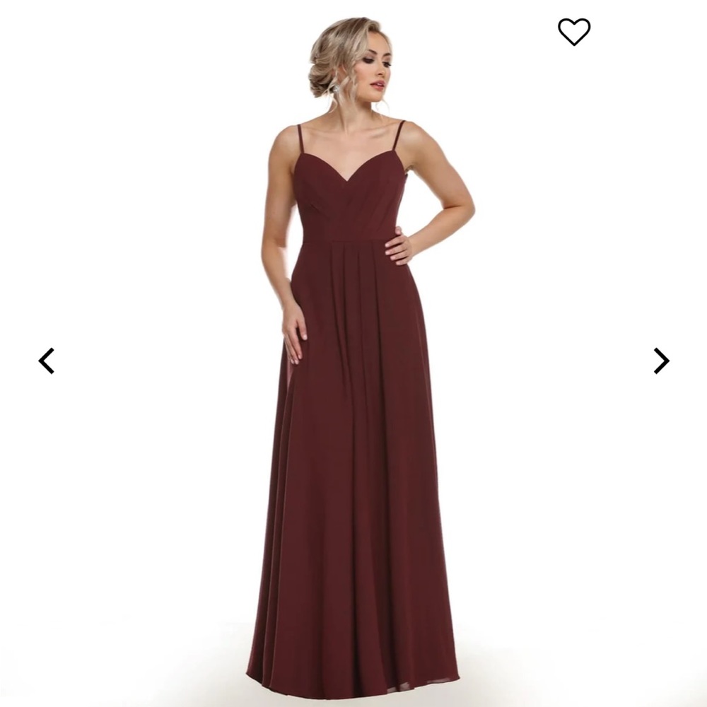 Levkoff Maroon gown. Worn once for a wedding
